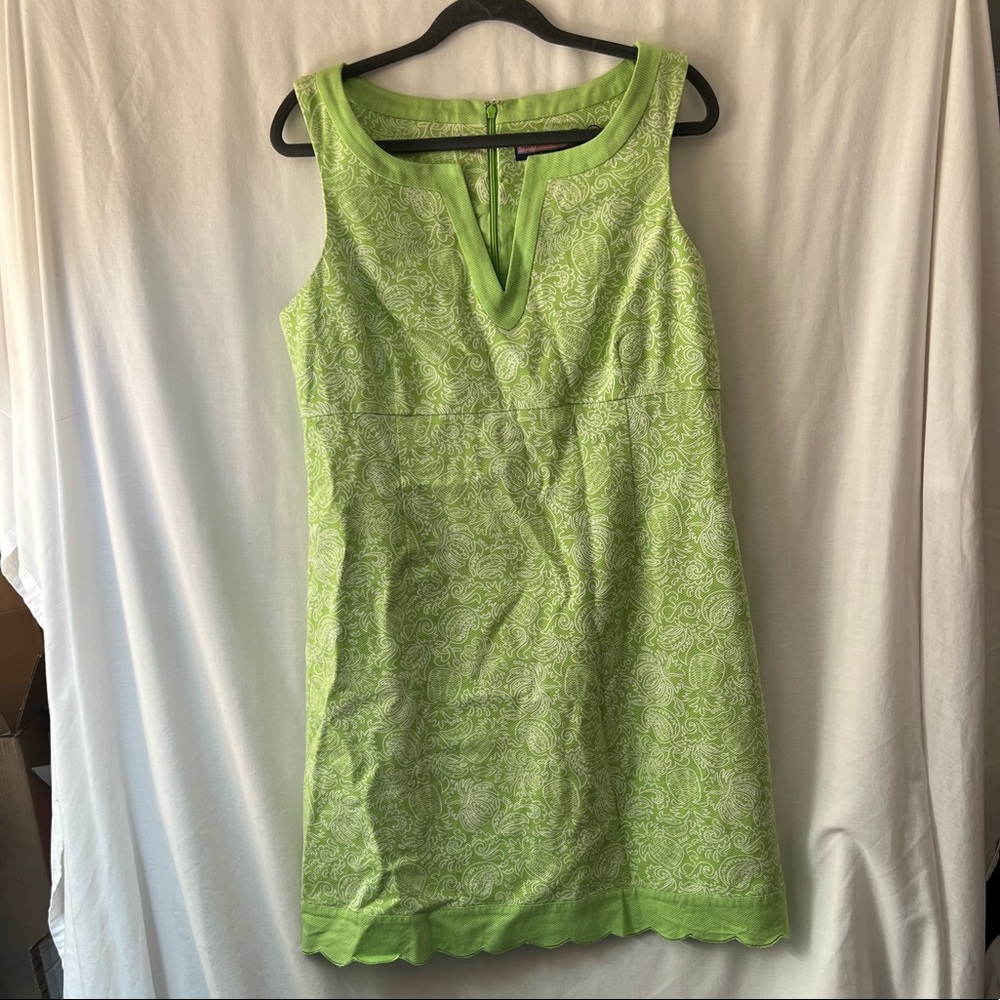 🐳Vineyard Vines Cotton Sleeveless Shift Dress size 14